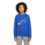 Sudadera sin Capucha Niño Nike NSW SOS FLC CREW Azul
