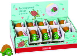 Goma De Borrar Brunnen Fun 3D Tortuga Expositor De 20