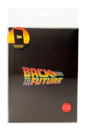 Back To The Future Logo Libreta con Luz Regreso Al Futuro
