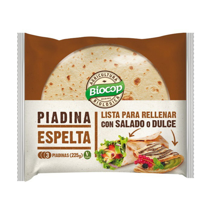 Biocop Piadina de Espelta 3 Unidades 225g Bio Biocop Piadina de Espelta 3 Unidades 225g Bio