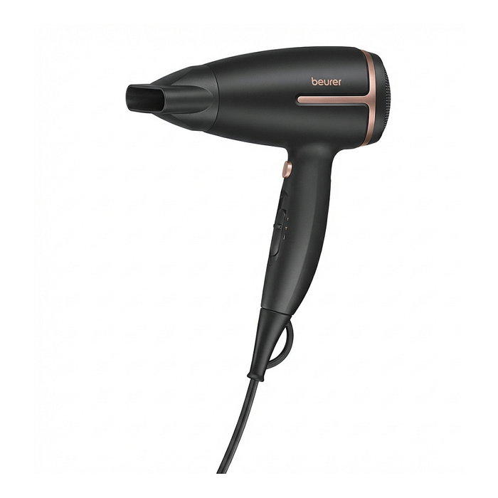 Beurer HC-25 Secador de Viaje Iónico Plegable Negro