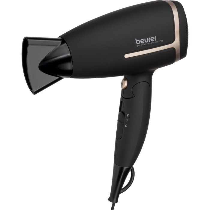 Beurer HC-25 Secador de Pelo de Viaje Iónico 1600W Negro Beurer HC-25 Secador de Pelo de Viaje Iónico 1600W Negro
