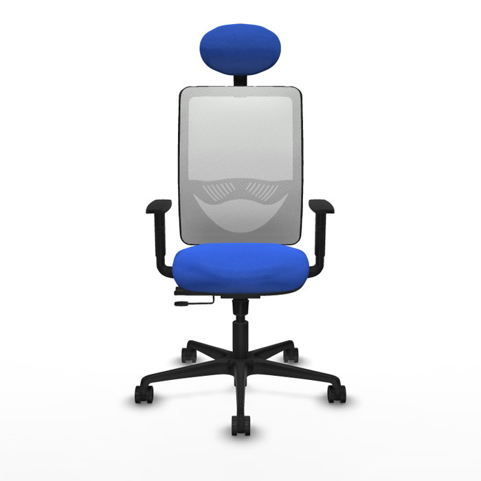 PIQUERAS Y CRESPO Silla de oficina Zulema Azul y Blanco