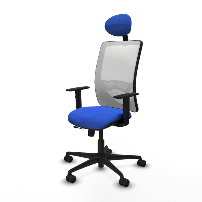 PIQUERAS Y CRESPO Silla de oficina Zulema Azul y Blanco