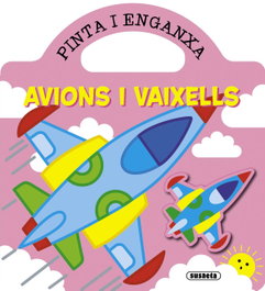 SUSAETA EDICIONES, Avions i vaixells (pinta i enganxa)