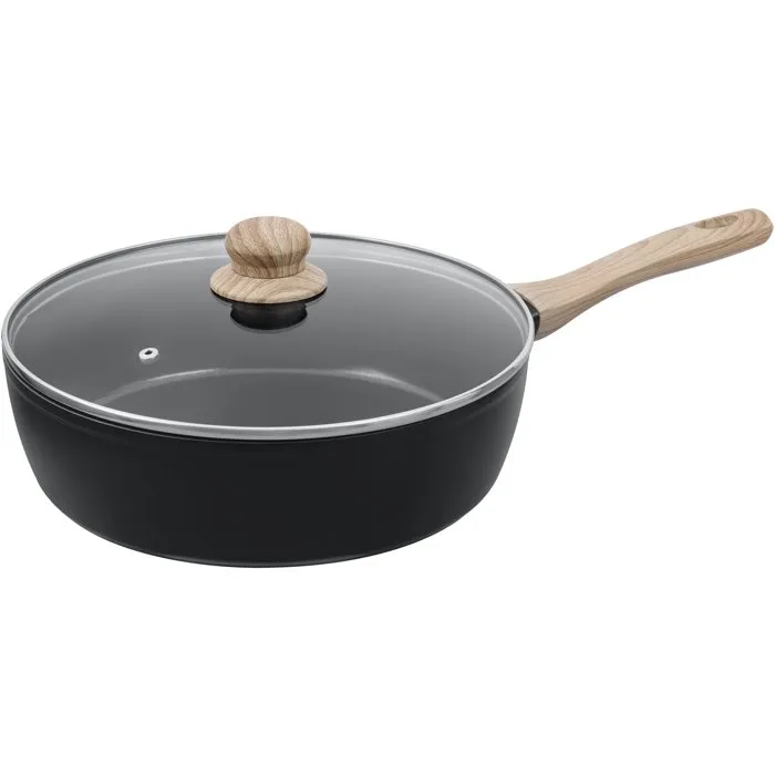 Pyrex Sartén con Tapa Antiadherente Cook & Care 28 cm, Compatible con Inducción, Libre de PFAS, Ref. PYR3426470301169 Pyrex Sartén con Tapa Antiadherente Cook & Care 28 cm, Compatible con Inducción, Libre de PFAS, Ref. PYR3426470301169