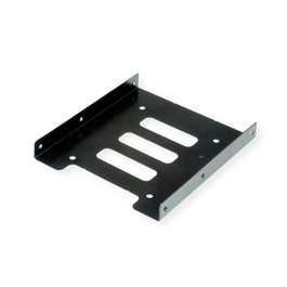 ROLINE Adaptador de montaje para 1x 2.5 HDD/SSD, Metal, Negro