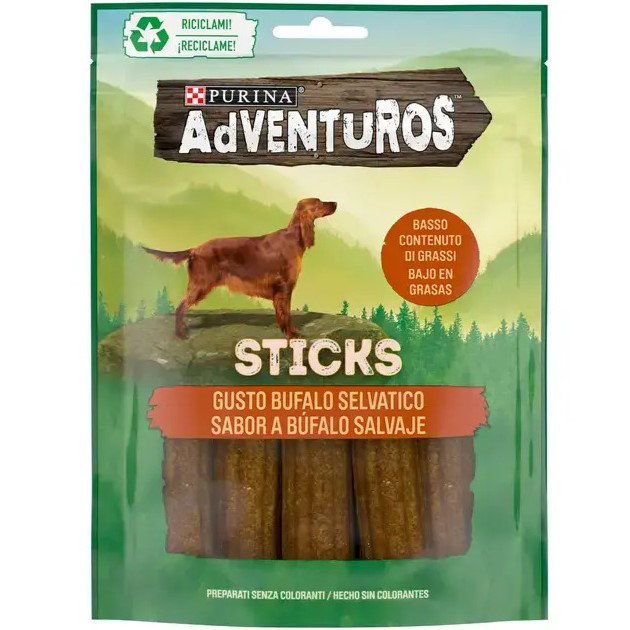 Purina Adventuros Tiras Búfalo Salvaje 6x120gr Purina Adventuros Tiras Búfalo Salvaje 6x120gr