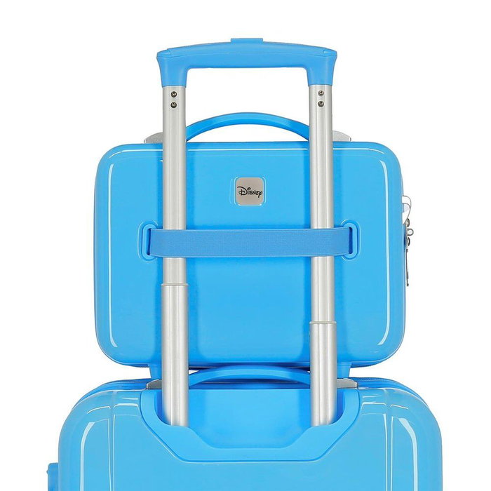 JOUMMA BAGS Neceser ABS Mickey Disney adaptable 29x21x15cm ligero y resistente con banda para carro