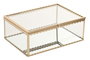 DKD Home Decor Joyero Dorado 16 x 8 x 20 cm
