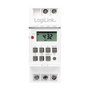LogiLink Time Switch Temporizador Digital para Carril DIN