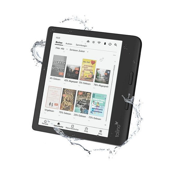 Tolino Vision Color Ereader 4016621130183 - Ereader 7" E Ink Kaleido Color 1264x1680, 32 GB, Resistente al Agua, Soporta EPUB, PDF, MOBI, CBR