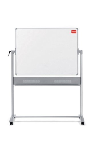 Nobo Pizarra blanca básica móvil de melamina 1500x1200 mm Nobo Pizarra blanca básica móvil de melamina 1500x1200 mm