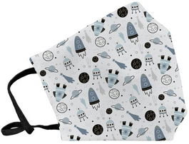 Mascarilla De Proteccion Reutilizable Fuli Pequeña Talla S Space Blanco
