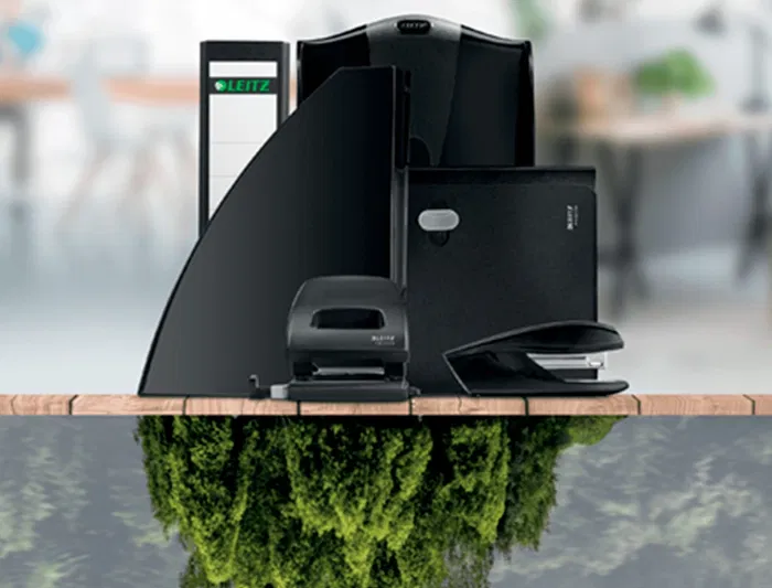 Leitz Carpeta Portadocumentos Recycle con Broche DIN A4 Polipropileno Negro