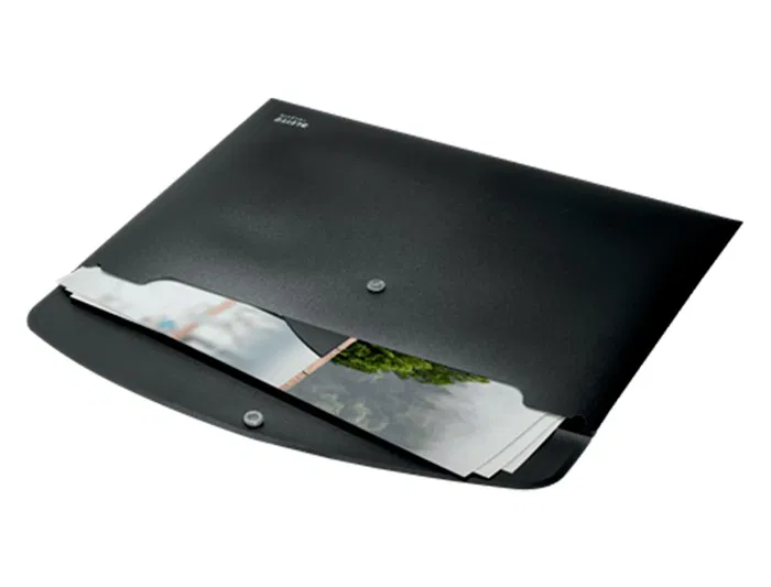 Leitz Carpeta Portadocumentos Recycle con Broche DIN A4 Polipropileno Negro
