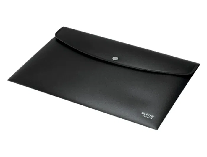 Leitz Carpeta Portadocumentos Recycle con Broche DIN A4 Polipropileno Negro