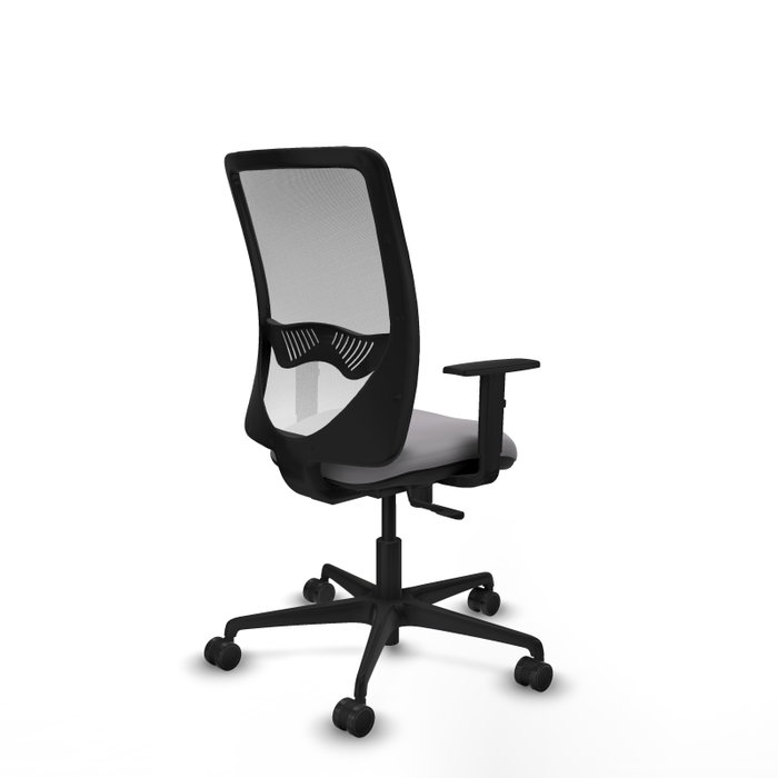 PIQUERAS Y CRESPO Silla de oficina Zulema Gris y Blanco con Mecanismo Sincro PIQUERAS Y CRESPO Silla de oficina Zulema Gris y Blanco con Mecanismo Sincro