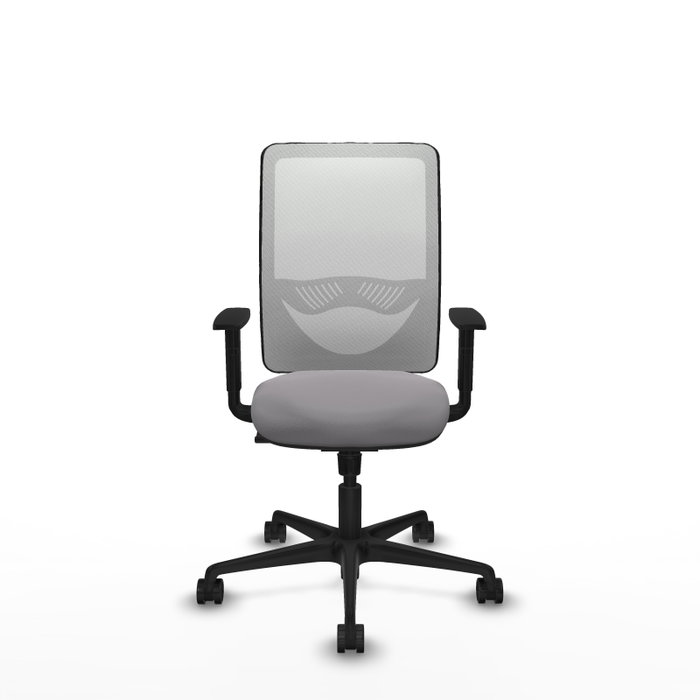 PIQUERAS Y CRESPO Silla de oficina Zulema Gris y Blanco con Mecanismo Sincro PIQUERAS Y CRESPO Silla de oficina Zulema Gris y Blanco con Mecanismo Sincro