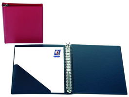 Carpeta De Anillas Iberplas Pvc Oficina Fº 16 An.25Mm Acolchada Negro (Set de 2)