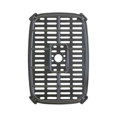 UNOLD 58685 Freidora de Aire Caliente Doble Cámara TWIN ZONE, 8L, 1700W, 10 Programas, Función Deshidratar, Pantalla LED, Negro/Gris