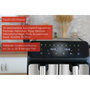 Unold Freidora de Aire sin Aceite Double Twin Zone, 2 zonas independientes, color negro y plata, referencia 58685