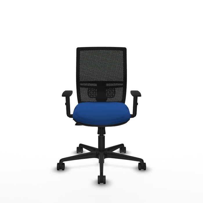 PIQUERAS Y CRESPO Silla de oficina Yunquera con mecanismo Sincro/Traslack Azul y Negro PIQUERAS Y CRESPO Silla de oficina Yunquera con mecanismo Sincro/Traslack Azul y Negro