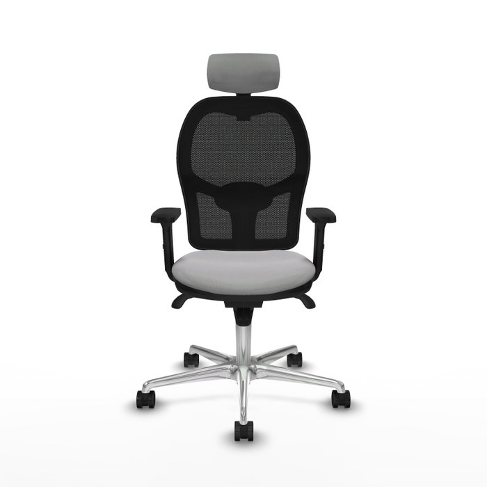 PIQUERAS Y CRESPO Silla de oficina Jorquera Gris claro/Negro
