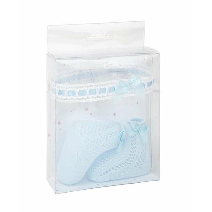 Muñecas Arias Set de Calcetines Azul con Cinta para la Cabeza Muñecas Arias Set de Calcetines Azul con Cinta para la Cabeza