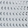 Figura Pez Blanco Metal 49,50 X 7 X 36,50 cm