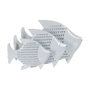 Ixia Figura de Pez Blanco en Metal