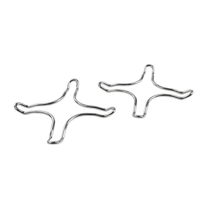 Fackelmann Profesional Food & more Soporte Reductor para Cocina de Gas en Acero Cromado Pack 2 Unidades 125x125mm Inox Fackelmann Profesional Food & more Soporte Reductor para Cocina de Gas en Acero Cromado Pack 2 Unidades 125x125mm Inox