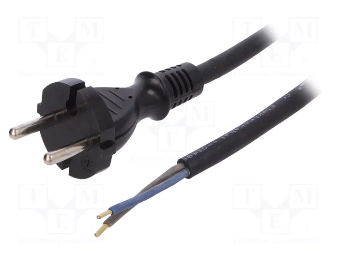 PLASTROL Cable de Alimentación H05RR-F 2x1,5mm2 4m PLASTROL Cable de Alimentación H05RR-F 2x1,5mm2 4m