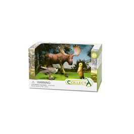 Collecta 89573 Vida Salvaje Bosque - 3Pcs En Caja Abierta - Animales de Juguete