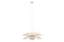 DKD Home Decor Lámpara de Techo Urban Natural Bambú 80 x 29 x 80 cm E27
