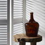 Home Deco Factory Cabecero de Cama Vallee Outlet 160x130 cm Pawlownia y MDF Biombo 5 Paneles Lamas