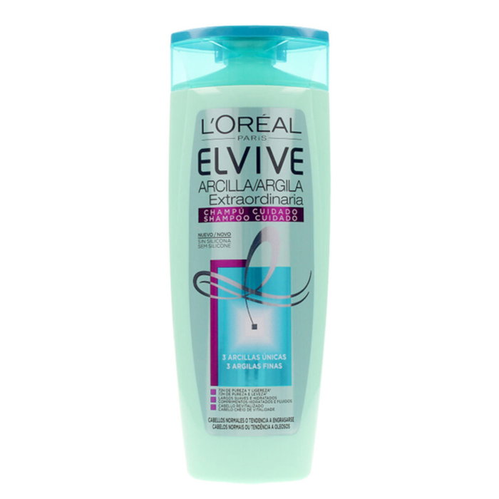 Elvive arcilla extraordinaria champú cuidado 285 ml Elvive arcilla extraordinaria champú cuidado 285 ml