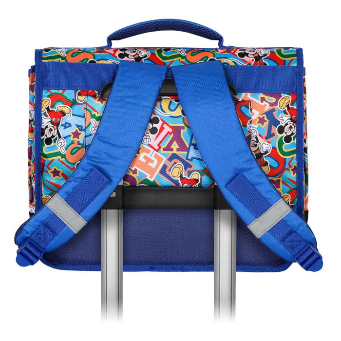 Disney Mickey Mouse Mochila Escolar Cartable 2.0 Azul para Niños Disney Mickey Mouse Mochila Escolar Cartable 2.0 Azul para Niños