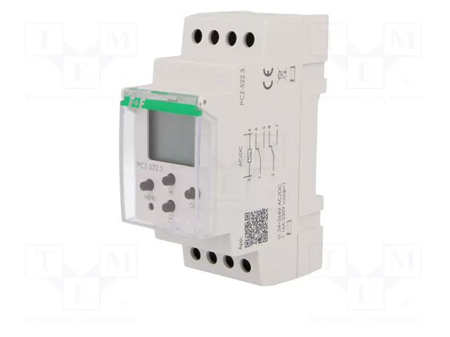 F&F Programador de tiempo DPDT 24÷264VAC 8 PIN