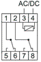F&F Programador de tiempo DPDT 24÷264VAC 8 PIN