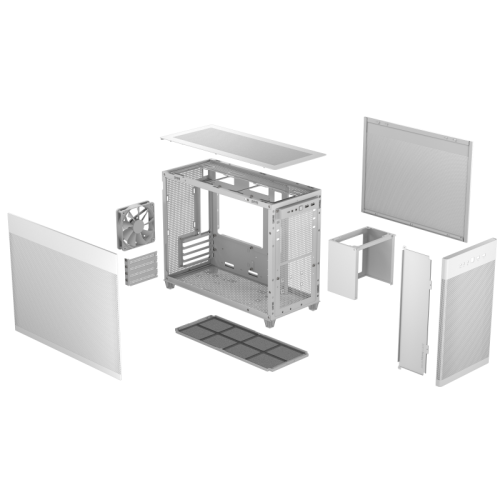 Asus Prime AP201 MicroATX Mini Tower Blanco