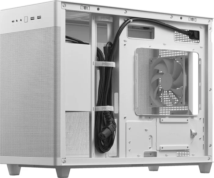 Asus Prime AP201 MicroATX Mini Tower Blanco