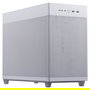 ASUS Prime AP201 Caja Mesh Blanco MicroATX Mini Tower, CPU Cooler hasta 17cm, GPU hasta 33.8cm, PSU ATX, USB 3.2