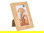 Giftdecor Portafoto Efecto Bambu 10x15 cm | Material Madera MDF y Vidrio | Color Marron (Set de 24)