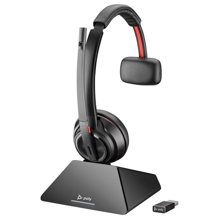 HP Poly Savi 8220 Auriculares DECT Estéreo sin Base de Carga, Alcance 180 m, 13 h Conversación, Negro HP Poly Savi 8220 Auriculares DECT Estéreo sin Base de Carga, Alcance 180 m, 13 h Conversación, Negro