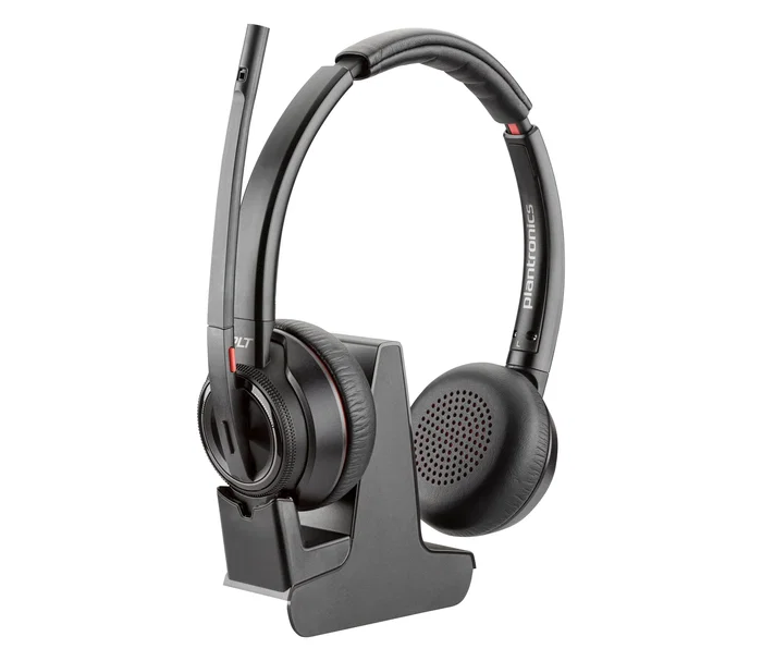HP Poly Savi 8220 Auriculares DECT Estéreo sin Base de Carga, Alcance 180 m, 13 h Conversación, Negro HP Poly Savi 8220 Auriculares DECT Estéreo sin Base de Carga, Alcance 180 m, 13 h Conversación, Negro