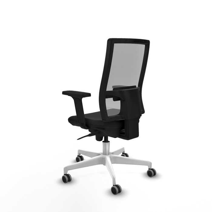 PIQUERAS Y CRESPO Silla de oficina Horna con mecanismo Sincro, Negro y Gris