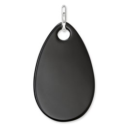 Thomas Sabo Colgante de Plata de Ley 925 Negro