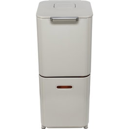 Joseph Joseph Totem Compact 40 L Cubo de separación y reciclaje, Piedra