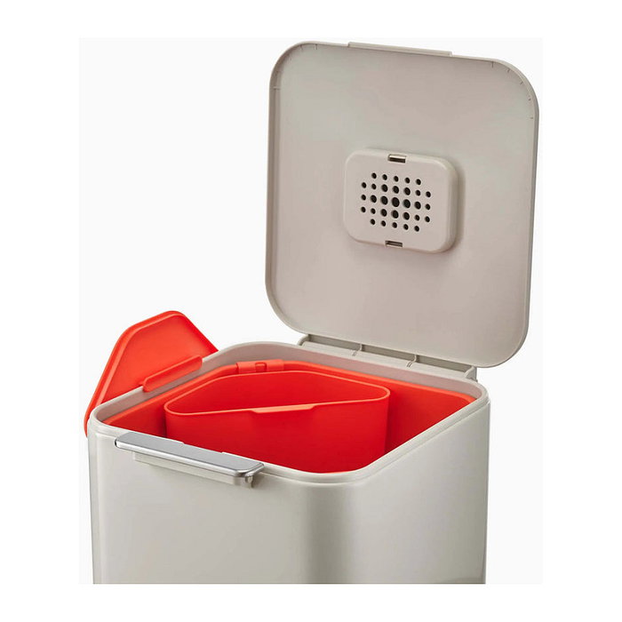 Joseph Joseph Totem Compact 40 L Cubo de separación y reciclaje, Piedra
